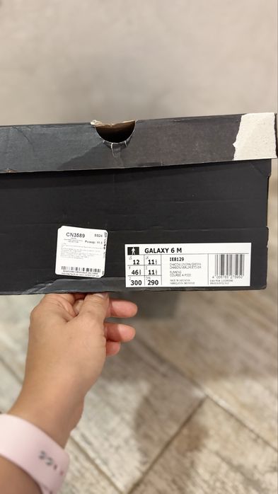 Кросівки adidas calaxy 6 m 45-46 розмір