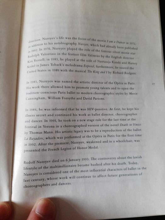 Patricia Foy - Rudolf Nureyev, a documentary - DVD - Arthaus Musik