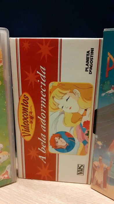 3 Cassetes vhs animação disney