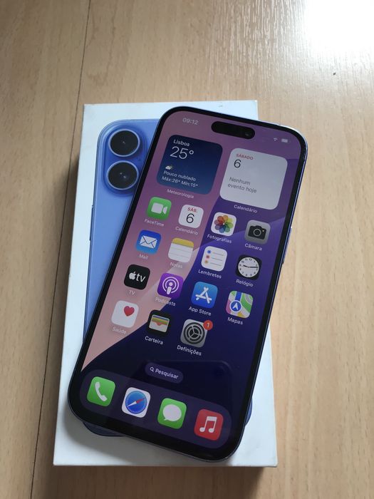 Apple iPhone 16 512gb Azul (ler tudo)