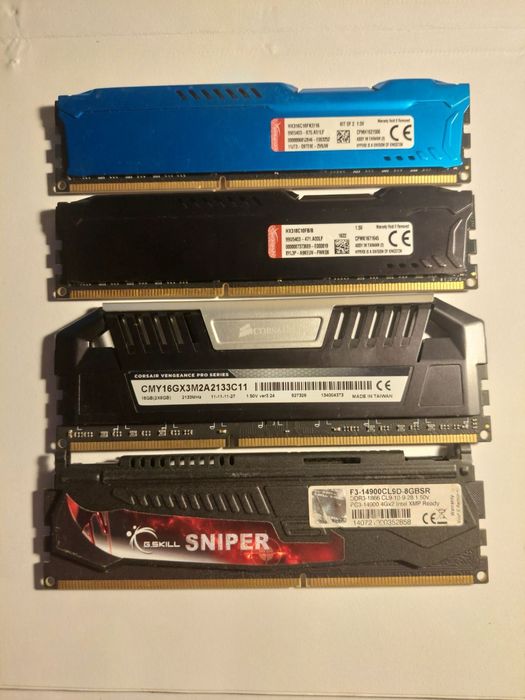 Ddr3 8gb 1866 HyperX pc3-14900 оперативна памʼять одна планка 8гб