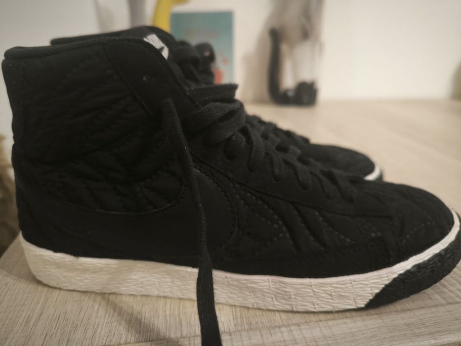 Стильні кросівки Nike Blazer Mid Premium SE (Quilted Black)