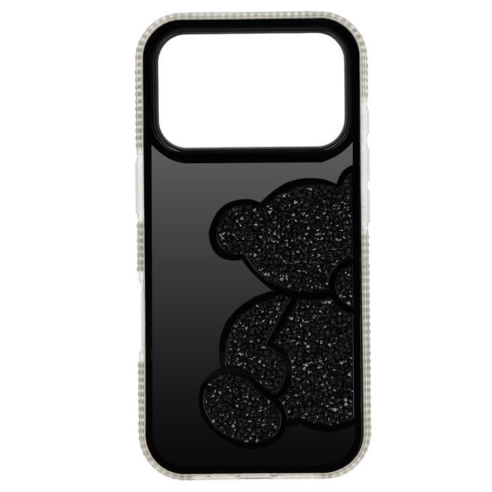 Teddy Bear Case do Iphone 16 Pro czarny