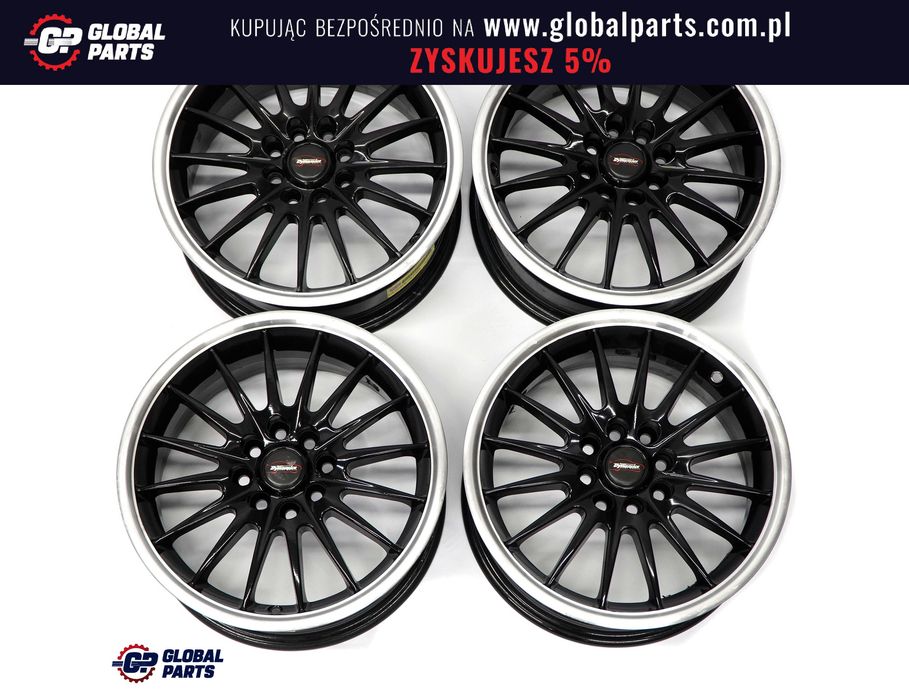 Mini R56 Komplet Felg 15" 6.5J 4x Team Dynamics Motorsport Czarne