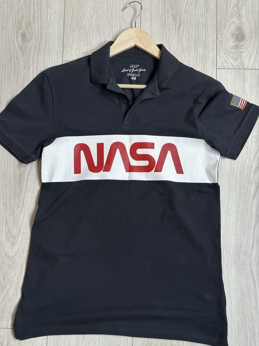 Koszulka polo męska młodzieżowa NASA H&M r. XS