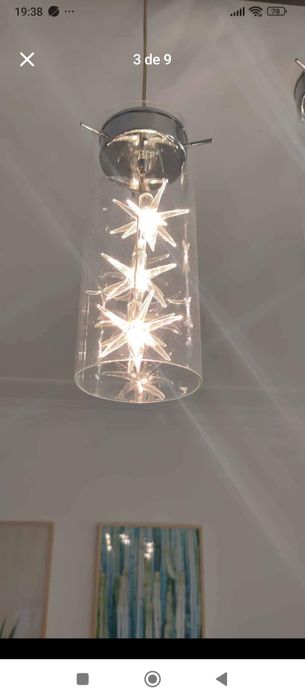Candeeiro de teto e apliques de parede