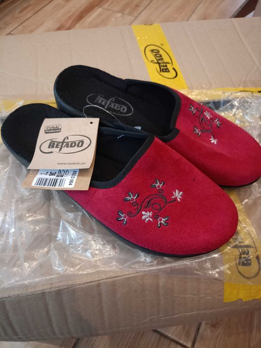 pantofle dziecece damskie nowe befado roz 36