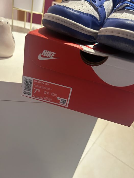 Nike Dunk Low PhotonDust Race Blue