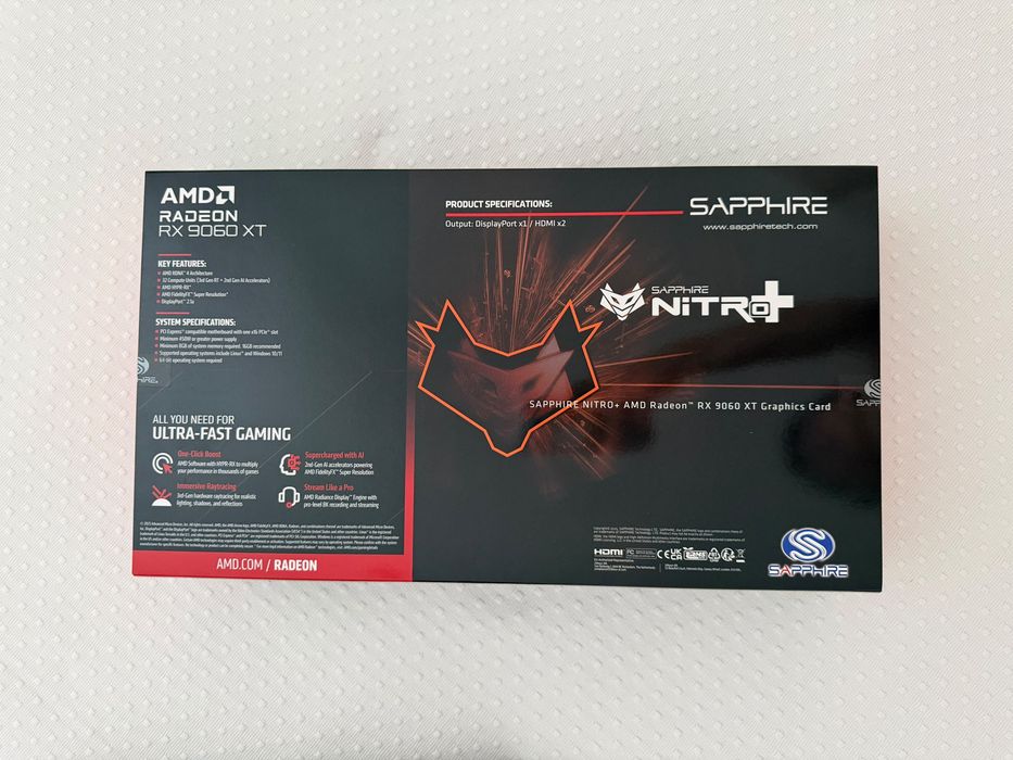 AMD radeon RX 9060 XT SAPPHIRE