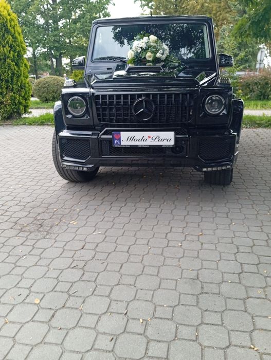 Auto samochód na ślub wesele Mercedes G klasa galenda wynajem