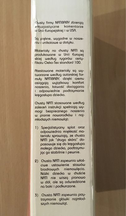 NATIBABY chusta tkana NATI