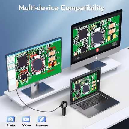 Lupa IPS Screen 100x de 2" Compatível com Windows/Mac