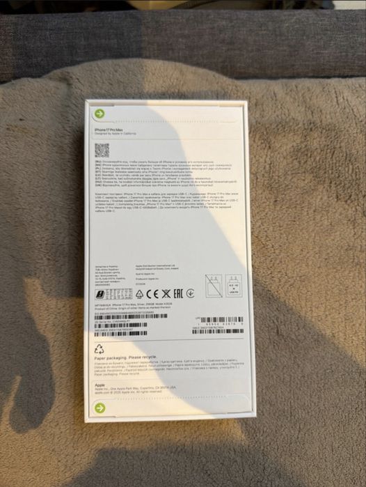 Iphone 17 pro max 256 gb