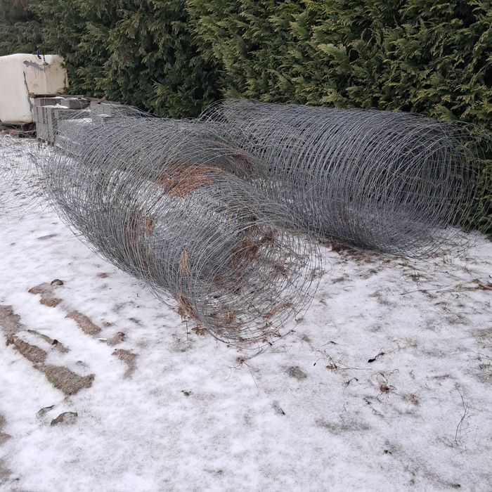 Siatka leśna na ogrodzenie