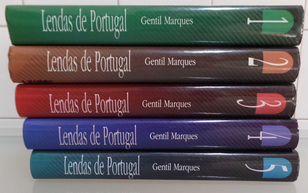 Coleção completa “Lendas de Portugal” – Gentil Marques – 5 volumes
