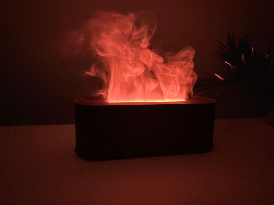 Kominki led z efektem płomieni. Świetny do aromaterapii