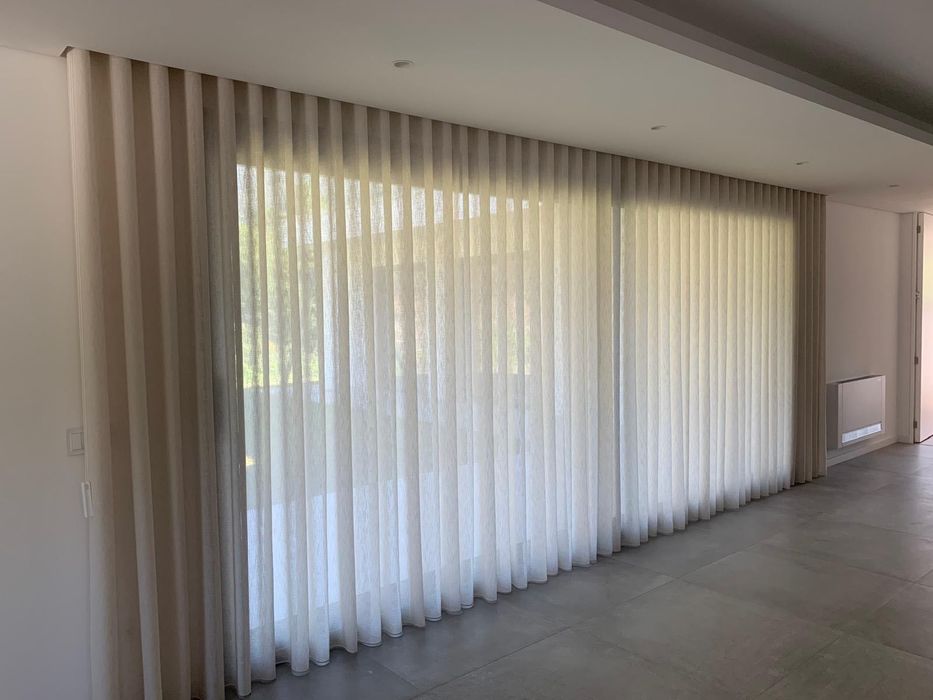 Cortinas por calha / Blackout