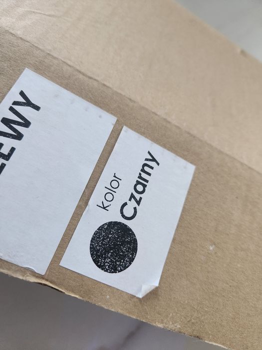 Kratka kominkowa narożna lewa czarna