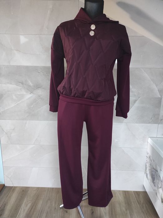 Komplet masełko bluza i spodnie roz.XL