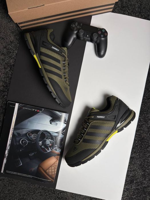 Чоловічі кросівки адідас Adidas Terrex 23 Khaki Black [41-46]