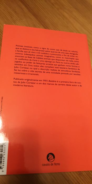 "Bestiário" Contos de Júlio Cortázar, LIVRO NOVO