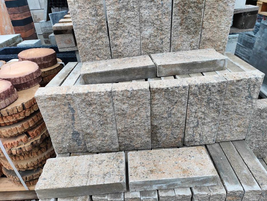 Bloczek uniwersalny do budowy grilla palisada obrzeże cegła łupana mur