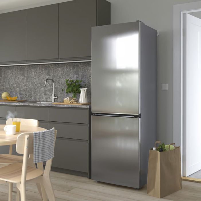 ALINGSÅS
Frigorífico/congelador, IKEA 500+ independente/aço inoxidável