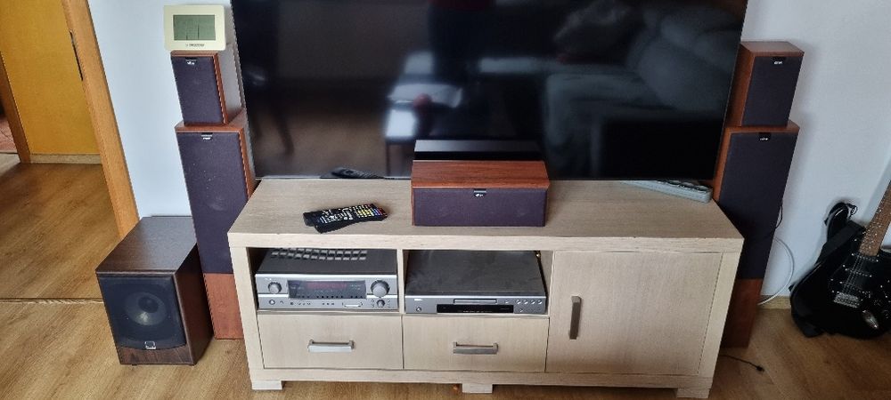 Zestaw nagłośnienie Denon dvd 1740 avr 1306 Eltax Maudio