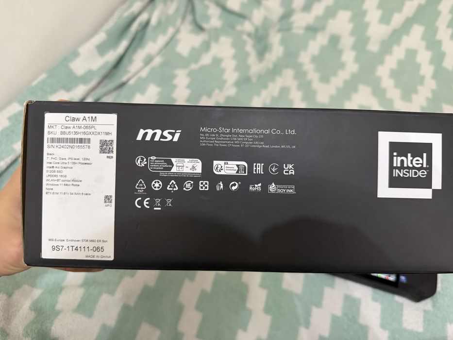 Msi claw a1m.