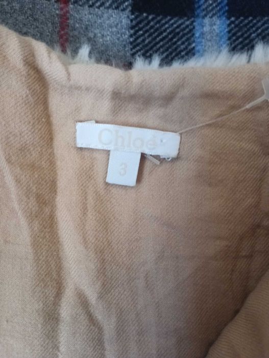 Chloe меховой жилет детский