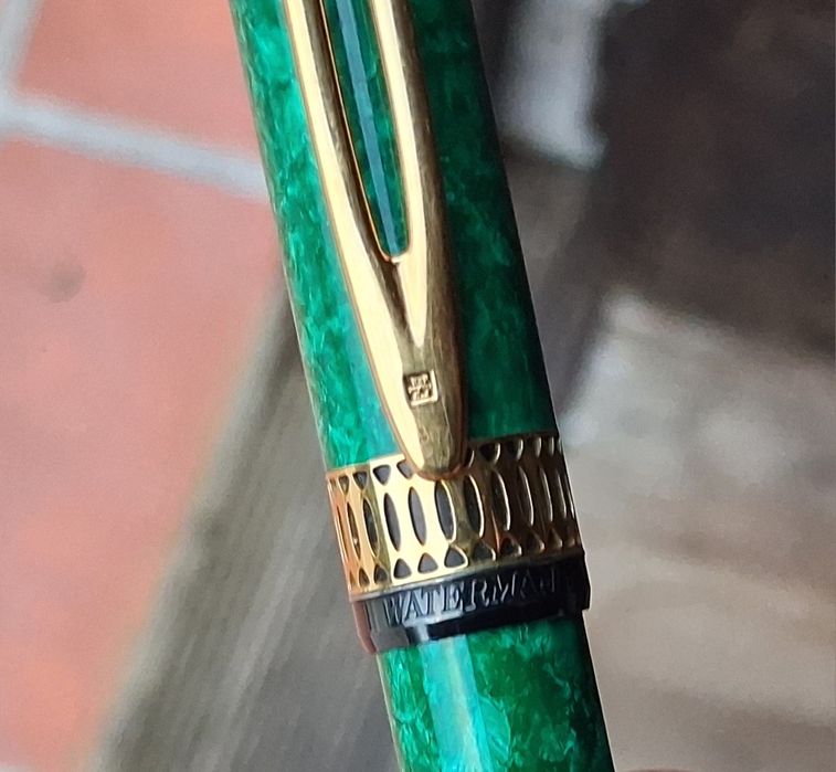 Waterman Ideal Patrician jade green