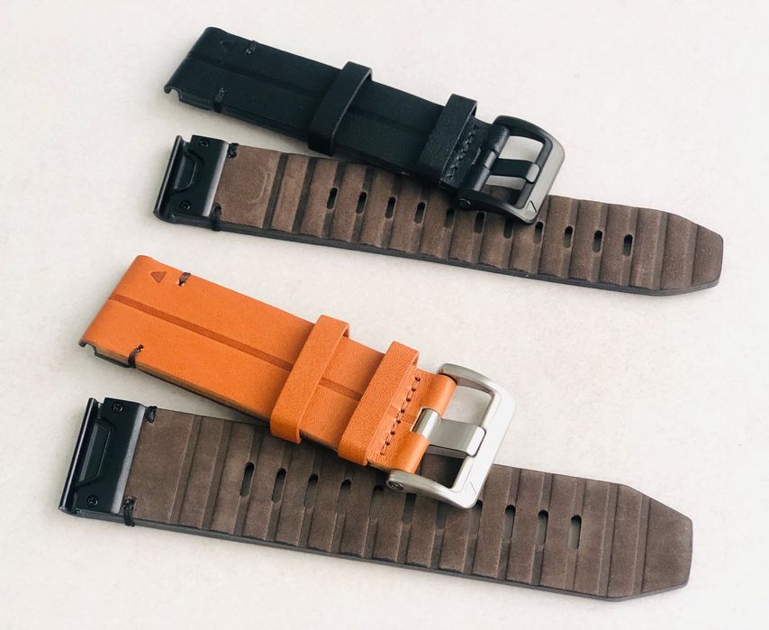 Шкіряний ремінець на Garmin Quick Fit 22mm 26mm ремінь браслет