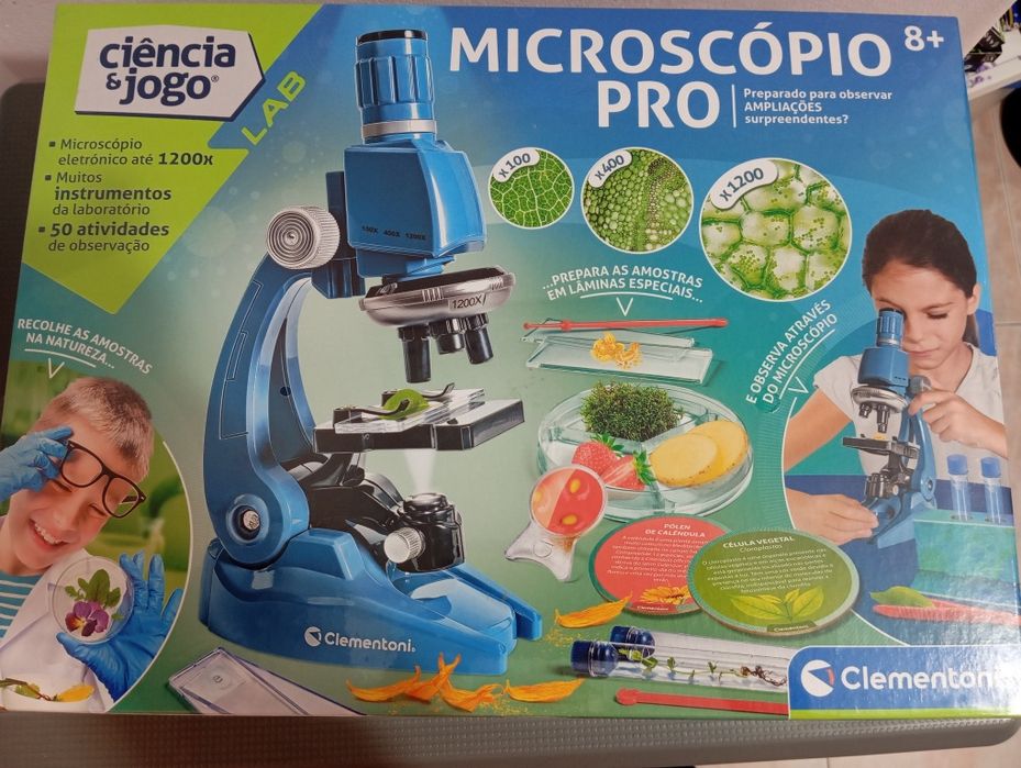 Microscópio pro clementoni - NOVO