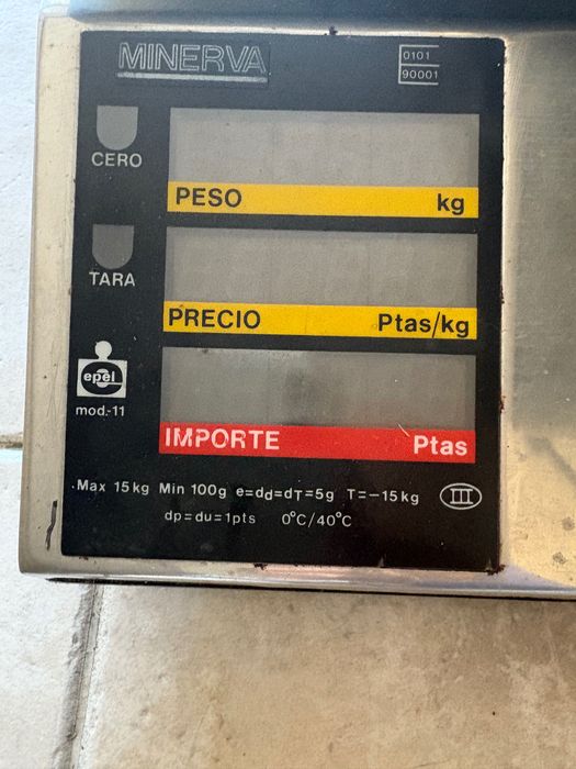 Balança comercial para supermercado ou mercearia