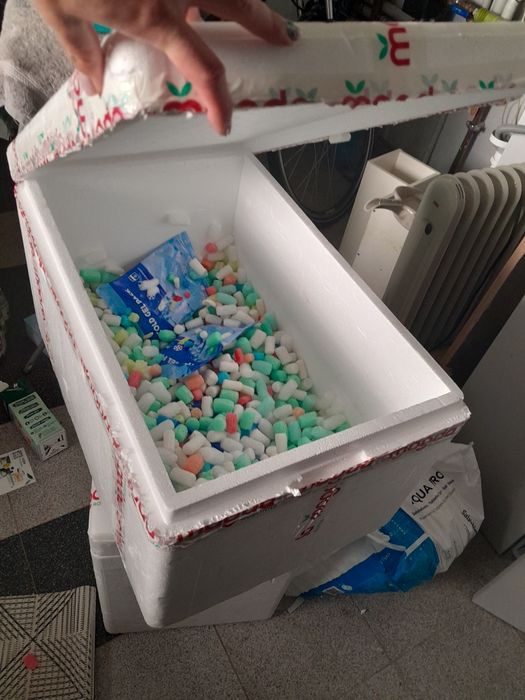 Styropianowe pudełka transportowe 2szt