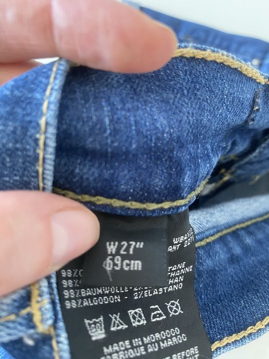 Krotkie dzinsowe spodenki shorty Firetrap obwód 27” 69 cm