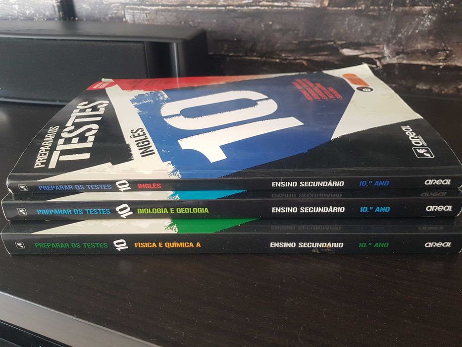 Livros para testes e exames nacionais,  10º, 11º e 12º ano