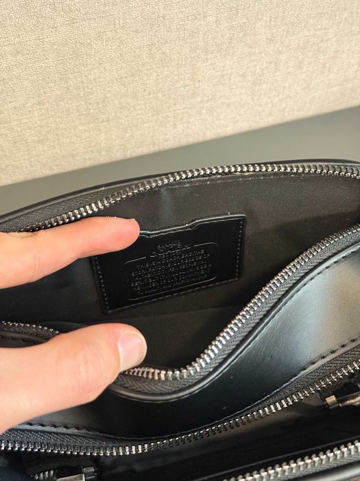 Сумка Мужская Coach Wyatt Crossbody In Signature Canvas Black | коуч |