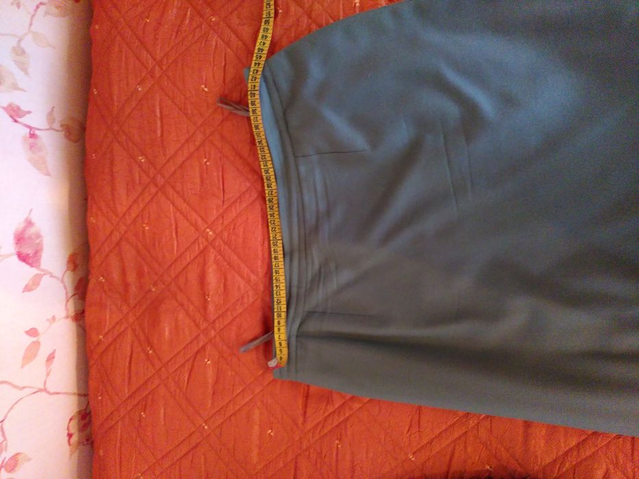 Kostium damski elegancki. Roz. 40. Zieleń-seledyn-petrol