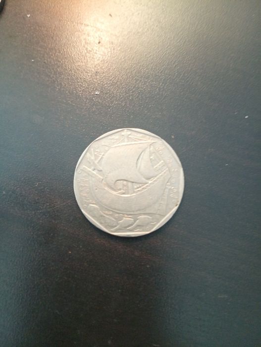Moeda antiga de 50 escudos	Portugal	1987*