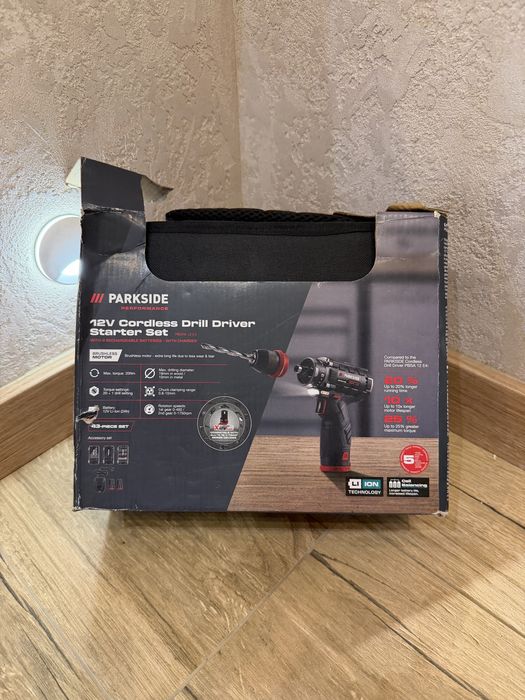 Wkrętarka Parkside Performance 12V zestaw