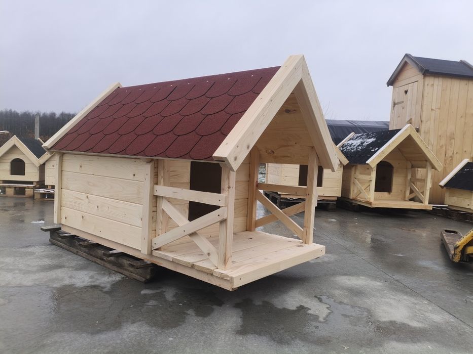 Duża buda z tarasem Ocieplana Wysyłka w całości