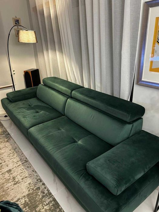 Sofá novo em veludo