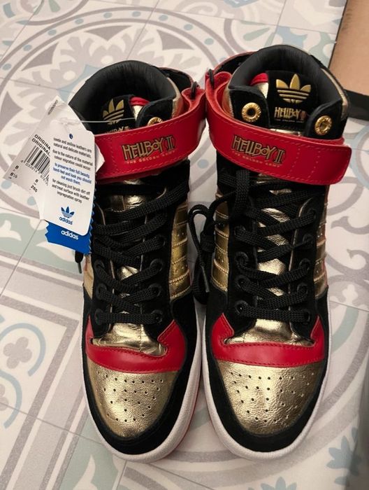 Nowe Adidasy Adidas forum mid Hellboy 42  sneakersy Jeremy Scott dunk