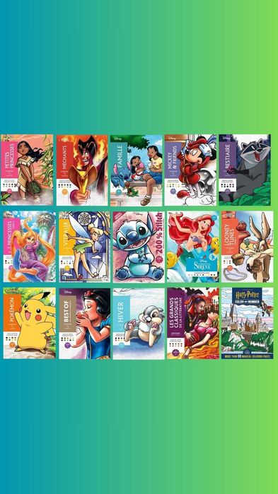 Розмальовка Дісней відправка в день замовлення акрилові маркери в наяв