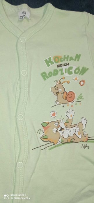 Pajac i body niemowlęce