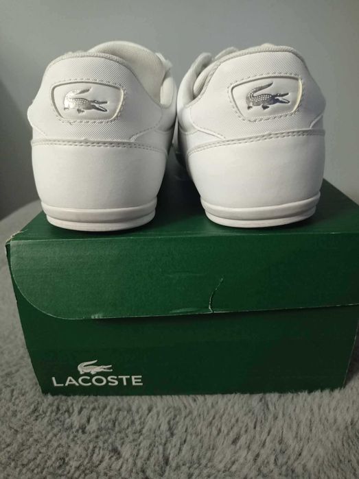 Buty Lacoste Chaymon rozmiar 43 skóra białe skórzane trampki j Nowe 28