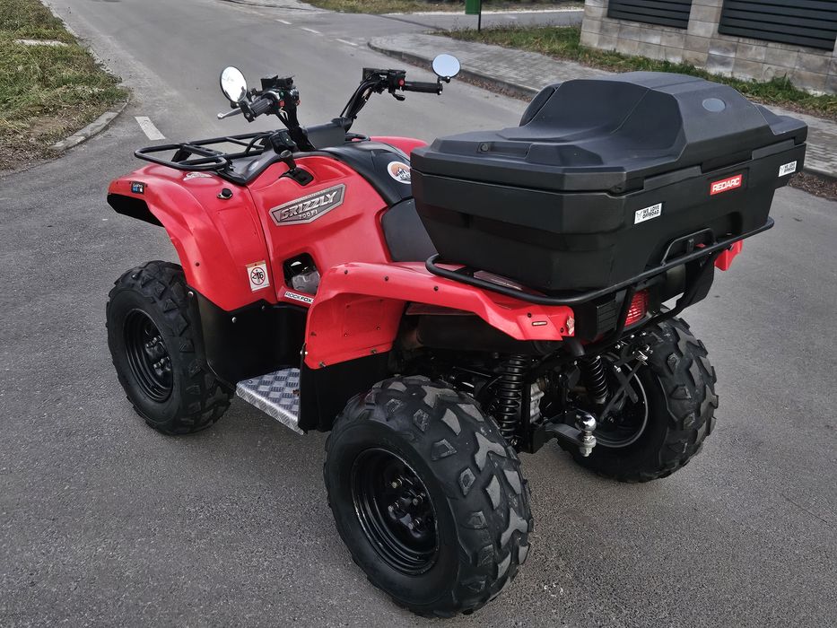 Yamaha grizzly 700 EPS Zadbana Kufer Dokumenty Quad przeprawowy