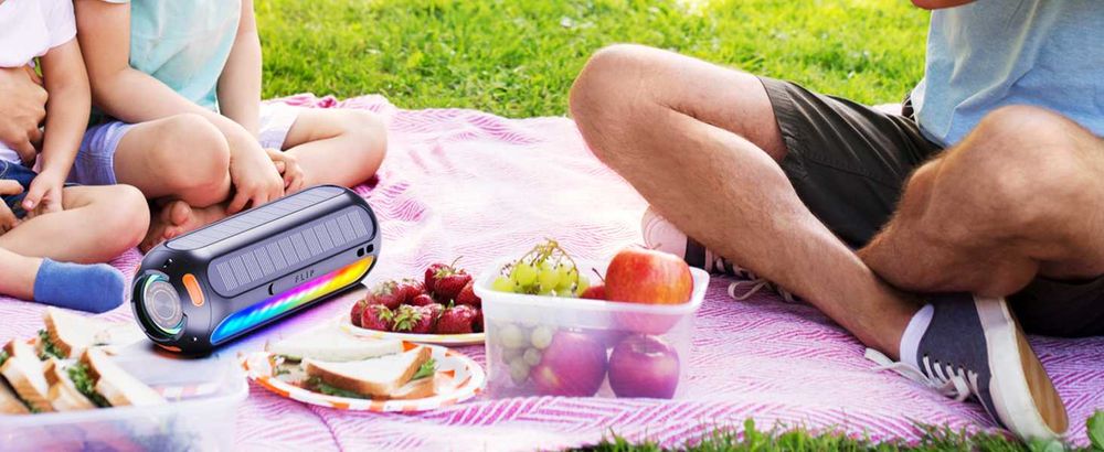 Блютуз колонка T69 Pro Max 20W, гарний звук, мульті ліхтар, сон.панель