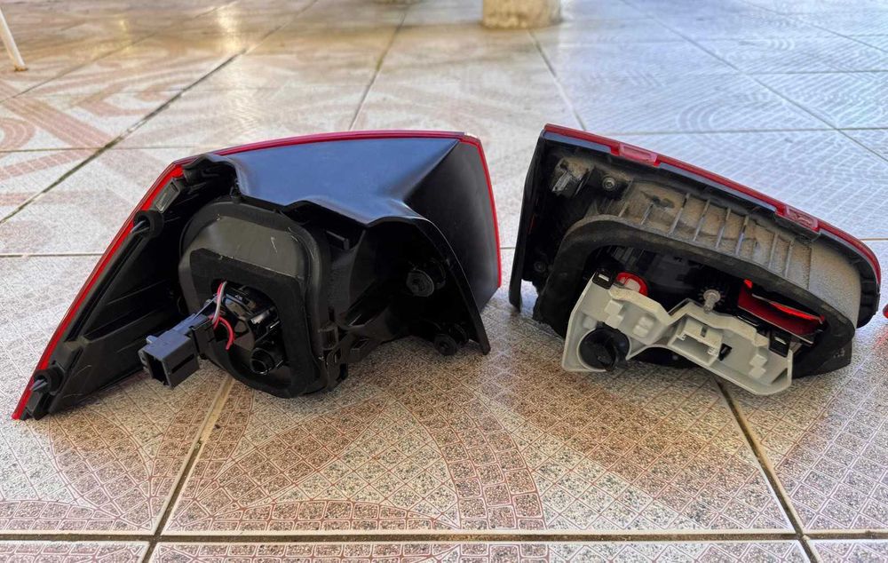 Faróis traseiros Golf 7 originais e lâmpadas Osram H7